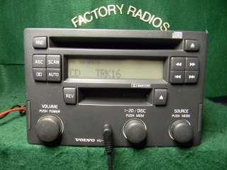 00 04 S40 HU615 Volvo CD Cassette Tape Radio MP3 AUX Ipod SAT 30887088 