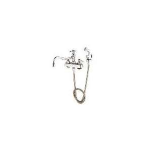 Brass B 1157   Faucet Workboard, 8 in Nozzle, With Hose Spray, 10 