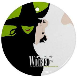 Wicked A New Broadway Musical Christmas Ornament A  