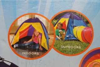 Discovery Kids Adventure Play Tent Indoor Outdoor W Tunnel playhuts 