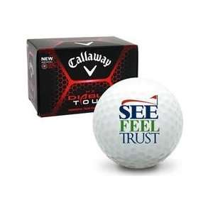  Callaway Golf HX Diablo Tour See Feel Trust Logo Golf Balls 
