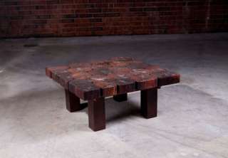 40 Square solid Red Wood Coffee Table amazingly spectacular  
