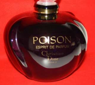 Large Perfume Factice Bottle   Christian Dior Poison   9 Tall   MINT 