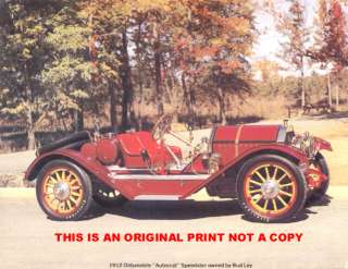 1912 Oldsmobile Autocrat Speedster classic car print  