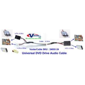 Universal CD ROM / DVD Drive Audio Cable, Any Motherboard to DVD Drive 