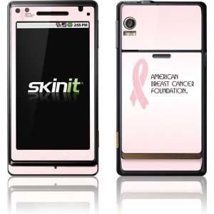   American Breast Cancer Foundation skin for Motorola Droid Electronics