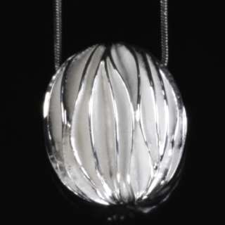 An Amazing Large Solid Silver Coral Shape Pendant  