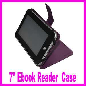   Universal Leather Case Cover For 7 Ebook Reader Tablet PC MID Pad