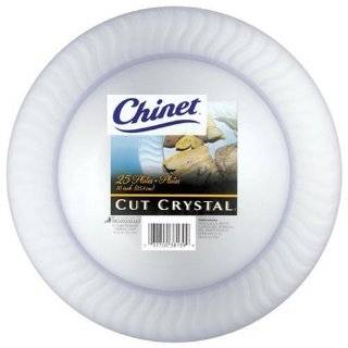 Chinet Cut Crystal Dinner Plates (10 Inch), 100 Count Plates