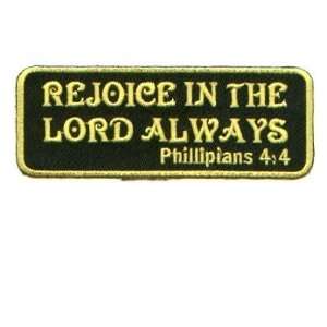   IN THE LORD ALWAYS Christian Biker Vest Patch 