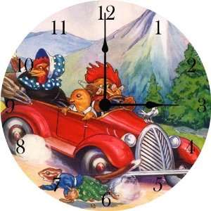  Rooster Race Wall Clock: Baby