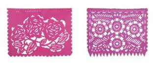 Mexican Papel Picado   LARGE Spring   featuring pretty handcut designs 