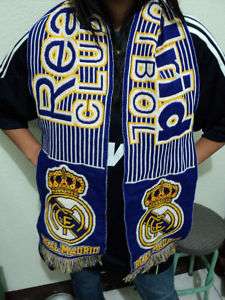 Scarf Bufanda Real Madrid Club de futbol SOCCER  