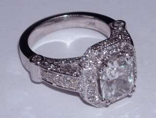 01 carat DIAMOND ENGAGEMENT RING radiant cut jewelry  