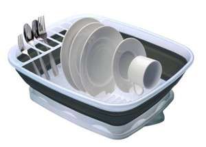 Progressive Collapsible Dish Rack Grey 486093  