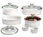 This review is from CorningWare 10 pc. Bakeware Set   French White 