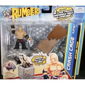  KANE W/ CRASH CAGE PLAYSET ACCESSORY   WWE RUMBLERS TOY 