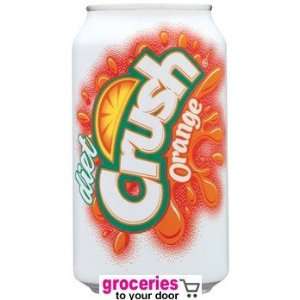 Crush Orange Diet Soda, 12 oz Can (Pack Grocery & Gourmet Food