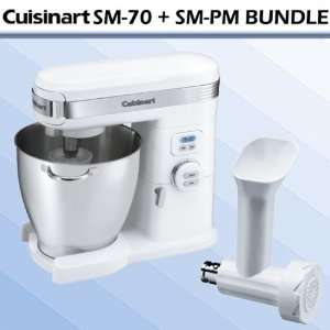 Cuisinart SM 70 (White) 7 Quart 12 Speed Stand Mixer + Cuisinart SM PM 
