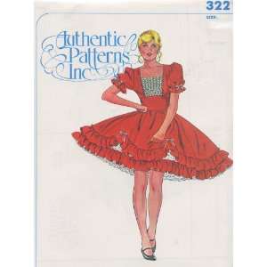   #322   Ladies Square Dance Dress Pattern Arts, Crafts & Sewing