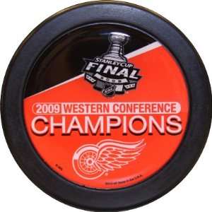  2009 Detroit Red Wings Western Conference Champs Puck 