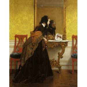  FRAMED oil paintings   Alfred Stevens   24 x 30 inches 