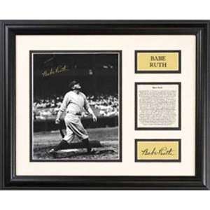 Babe Ruth New York Yankees   Pitching   Framed 7 x 9 Photograph