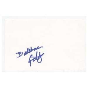 BALTHAZAR GETTY Signed Index Card In Person