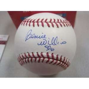 Bernie Williams Autographed Ball   M l W jsa   Autographed Baseballs