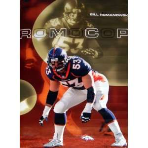 Bill Romanowski 1999 Denver Broncos Poster (Sports Memorabilia)