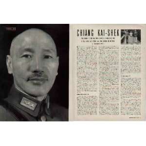 CHIANG KAI SHEK The leader of fighting China plays a commanding role 
