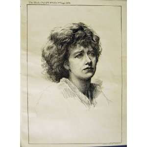  Portrait Miss Ellen Terry The Bailie 1879 Glasgow