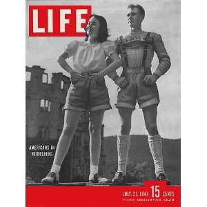 Magazine issue dated July 21, 1947: THEATER: Brigadoon; Eva Braun 