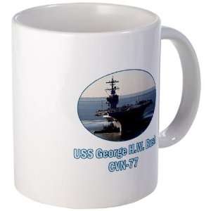  USS George H.W. Bush Military Mug by  Kitchen 