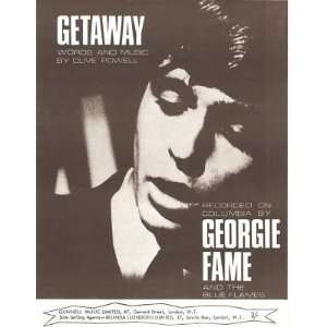  Sheet Music Getaway Georgie Fame 35 