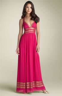 Adrianna Papell Grecian Halter Gown  