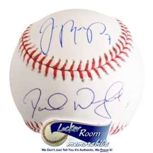 Jose Reyes & David Wright Signed Baseball   Autographed Baseballs