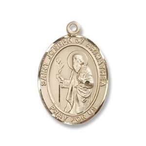  14K Gold St. Joseph of Arimathea Medal Jewelry