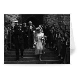 Queen Mother and King George VI   Greeting Card (Pack of 2)   7x5 inch 