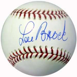 Lou Brock Signed Baseball   PSA DNA