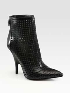 Alexander Wang   Shelly Perforated Leather Ankle Boots