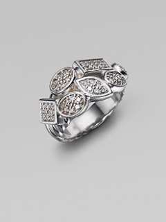 David Yurman   Diamond & Sterling Silver Ring