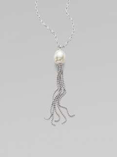 Majorica   16MM Baroque White Pearl Pendant Necklace