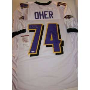 Michael Oher SIGNED Ravens Jersey JSA