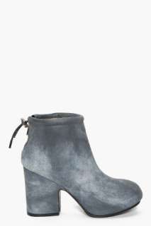 Acne Draw Vintage Grey Ankle Boots for women  