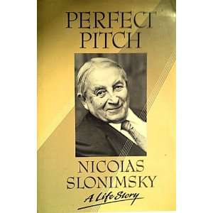  Perfect Pitch Nicolas SLONIMSKY Books