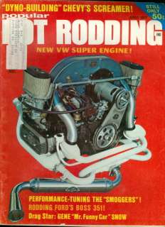 1971 Popular Hot Rodding New VW Super Engine/Dyno Building Chevys 