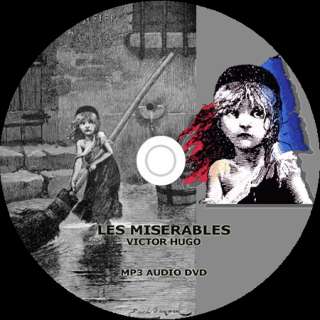 VICTOR HUGO Les Miserables 5 volumes  audio on DVD +  