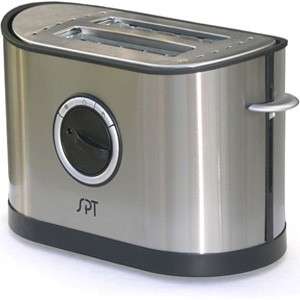 Stainless Steel Wide Slot Pop up Toaster Sunpentown NEW 876840003736 