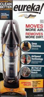 New Eureka AirSpeed Gold Bagless Upright Vacuum Cleaner 46 ft. of 